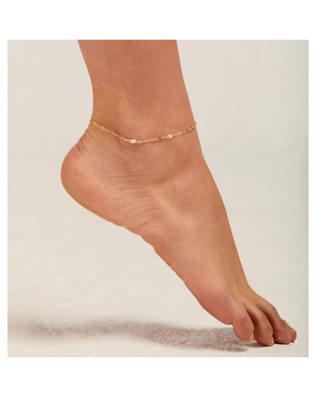 SET & STONES Metallic Ezra Anklet