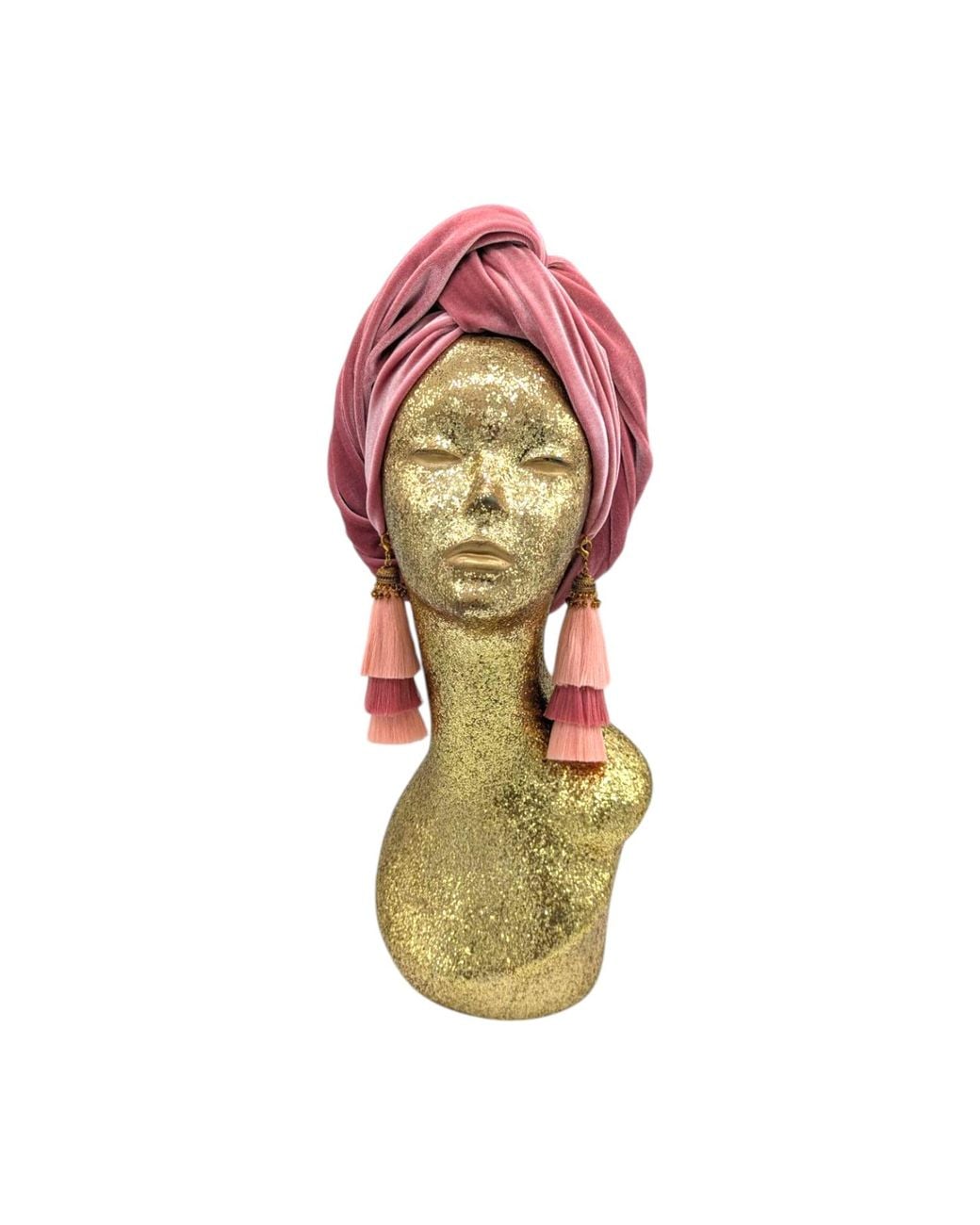 Julia Clancey Red Dusky Swinglette Turban