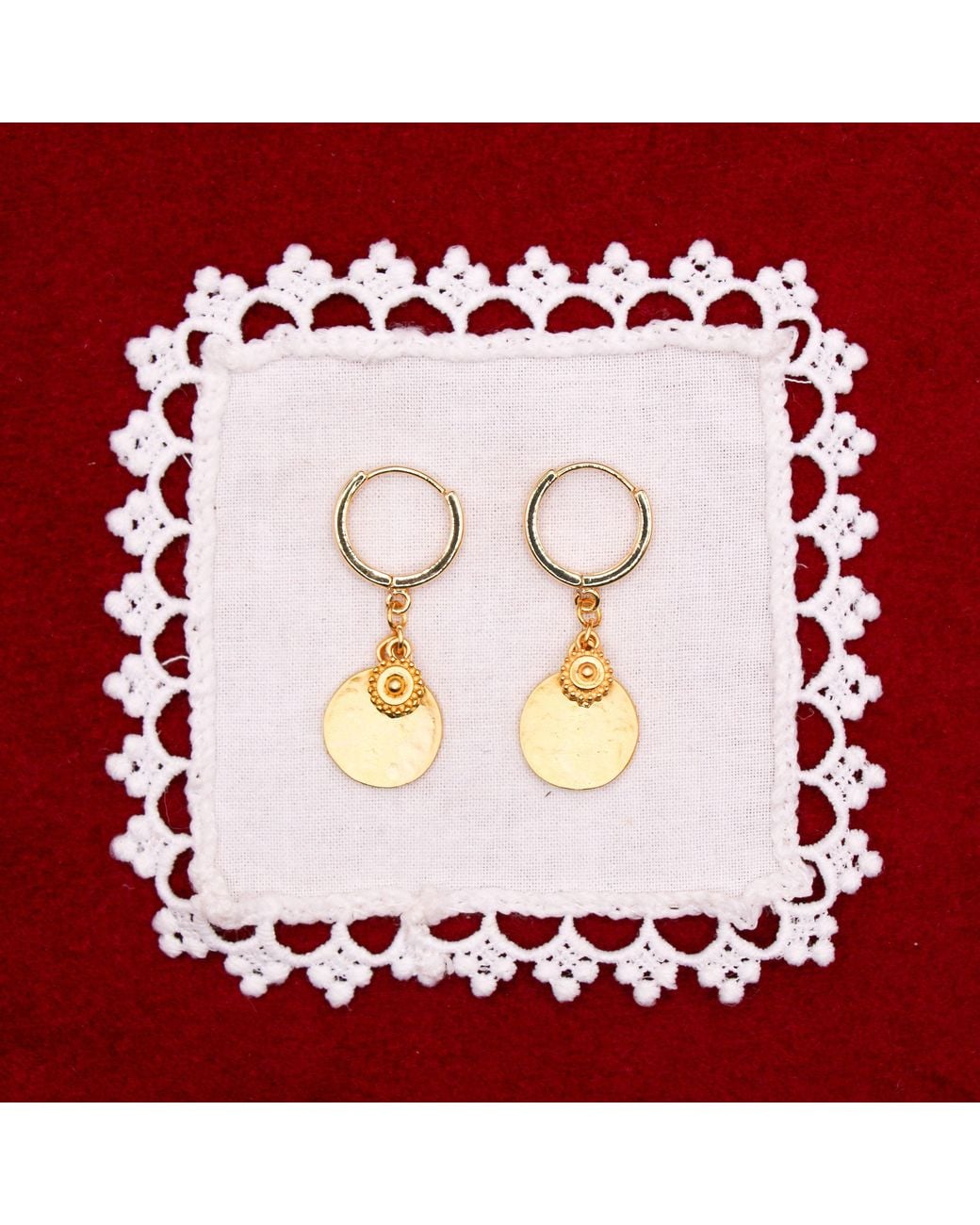 Iris London Metallic Mala Earrings