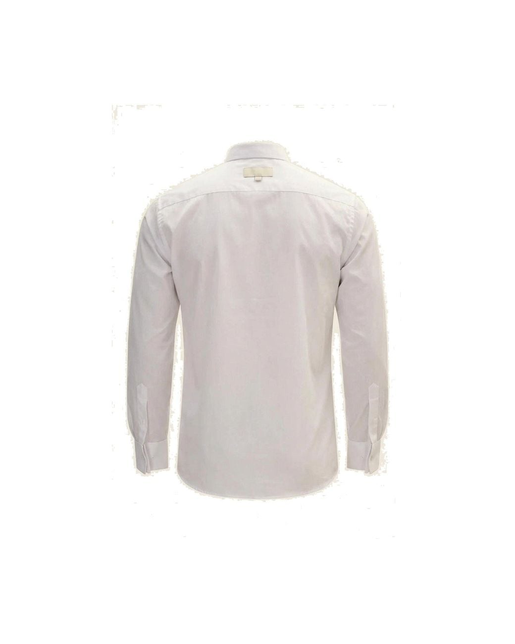 Ron Tomson Gray Pure Cotton Pleated Classic Collar Formal Shirt for men