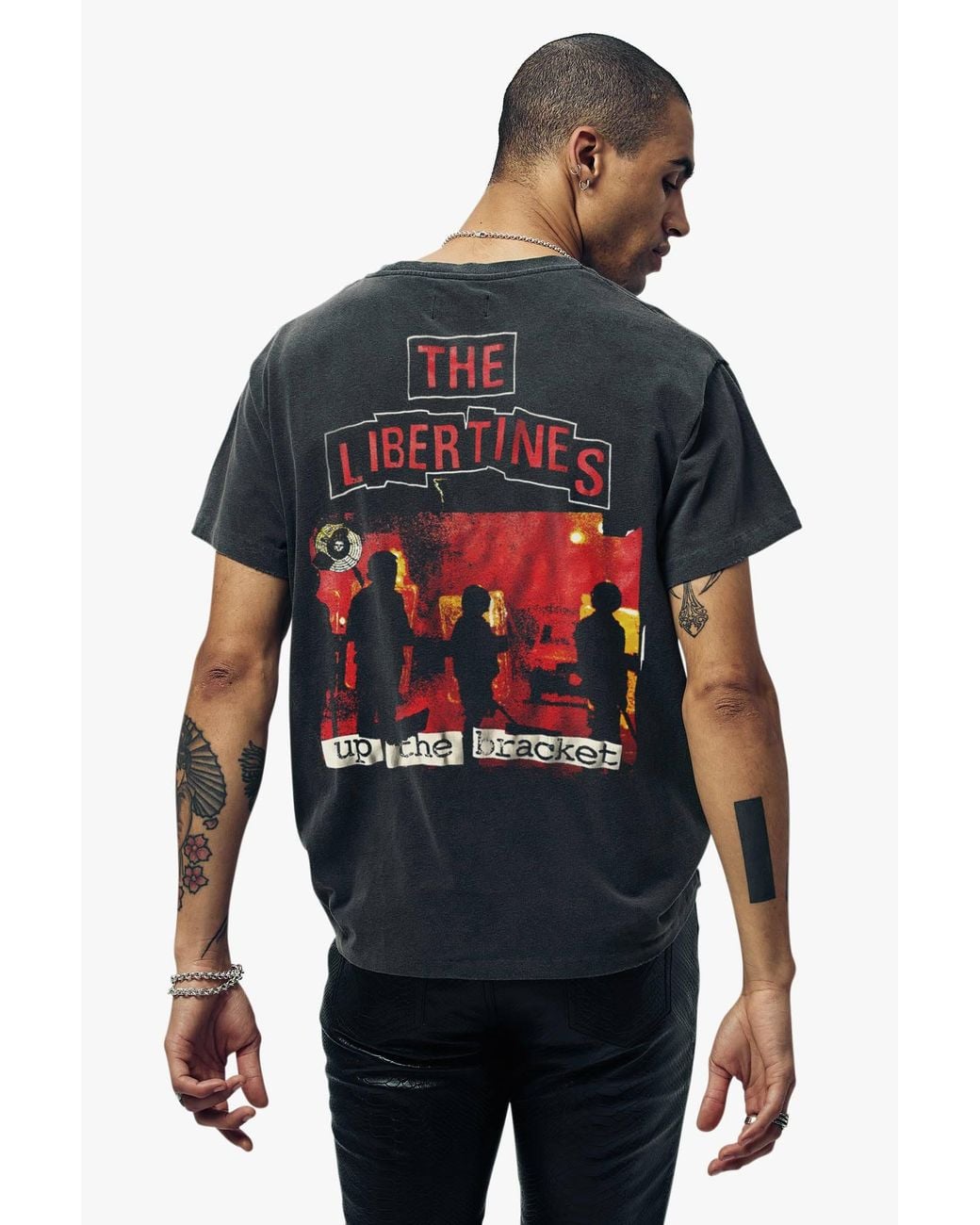 Other Uk Black The Libertines Up The Bracket Vintage T-Shirt for men