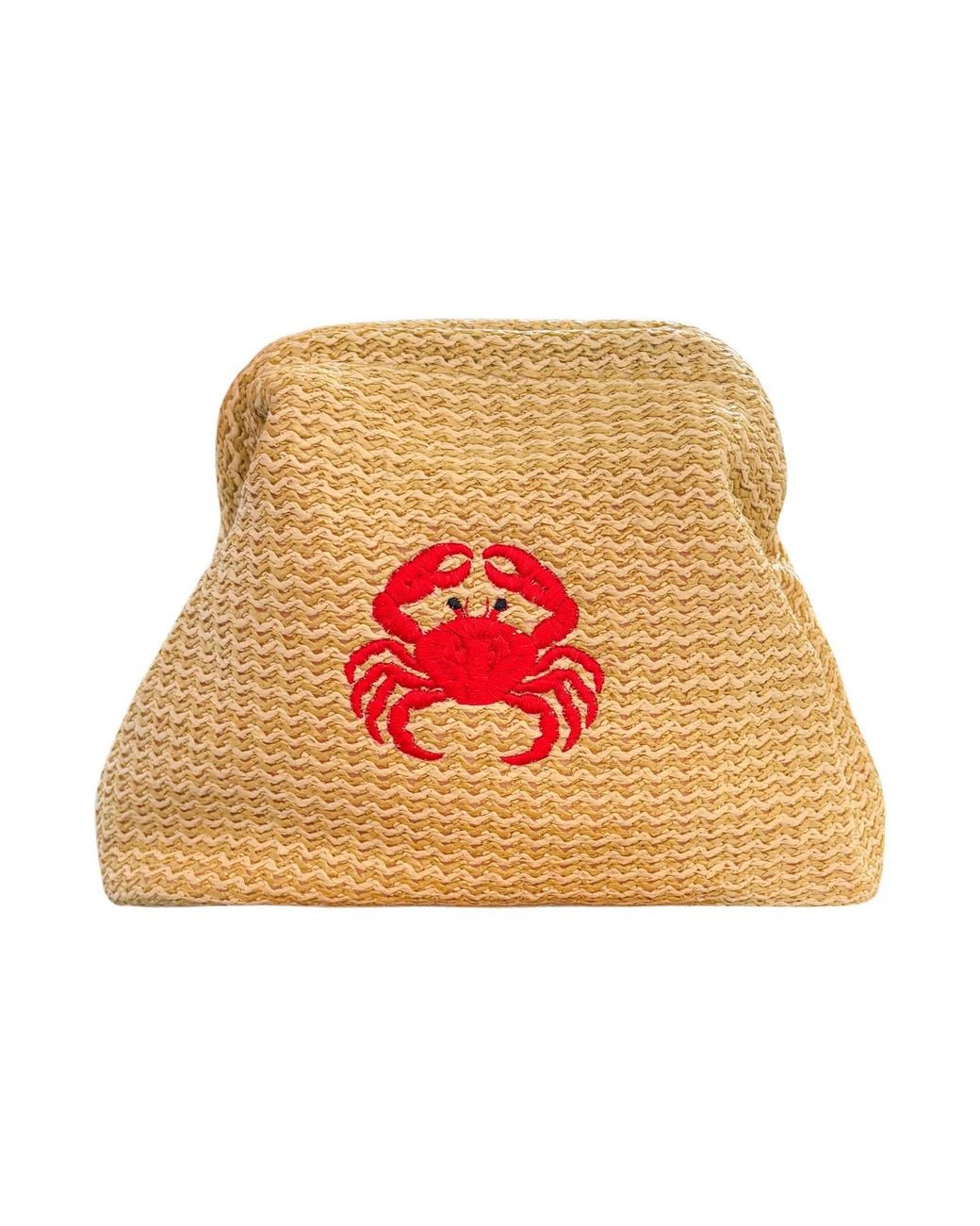 Lilly Loves Natural Neutrals Crab Beach Clutch