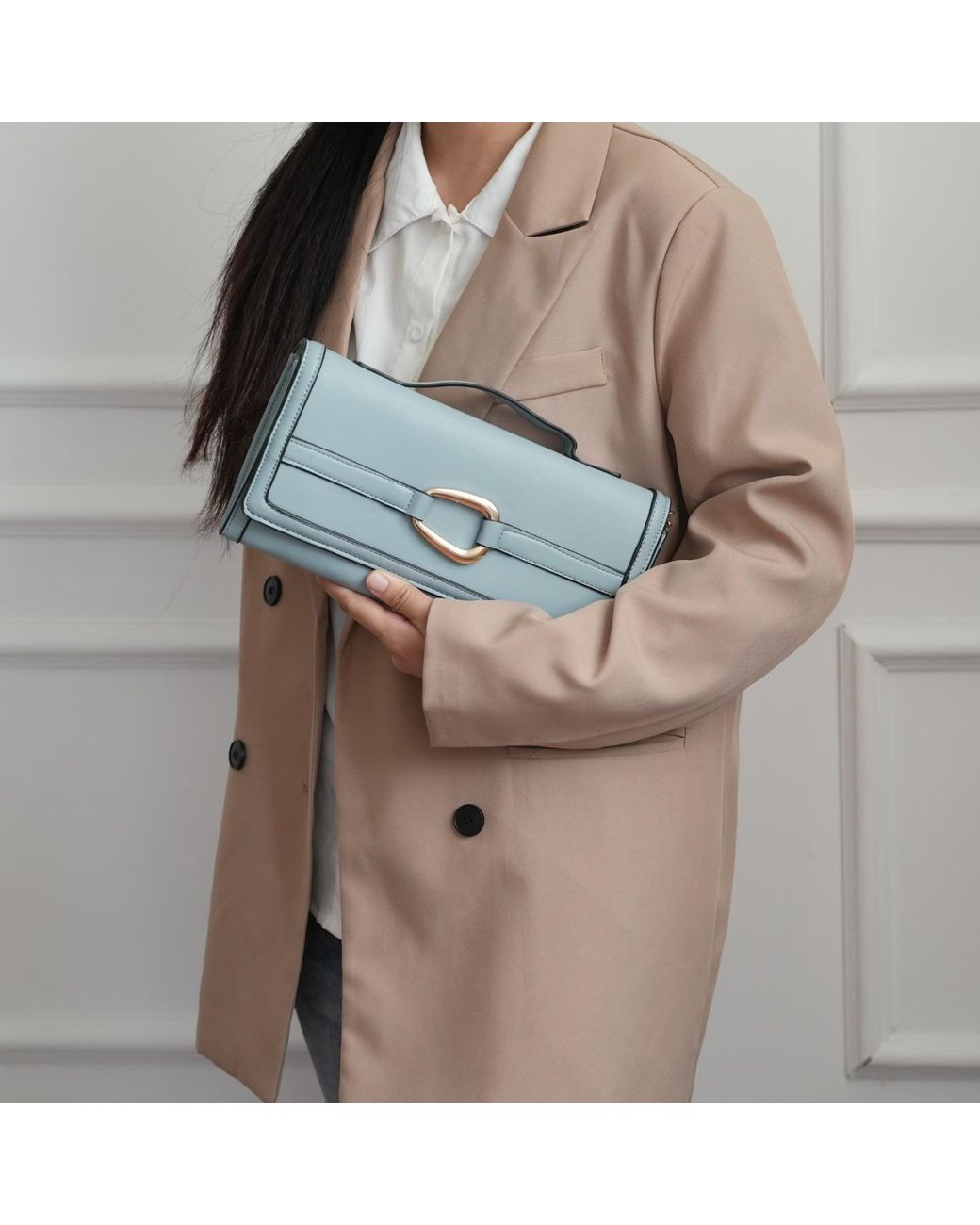 Mkf Collection - J'omor Blue Arlena Crossbody Bag