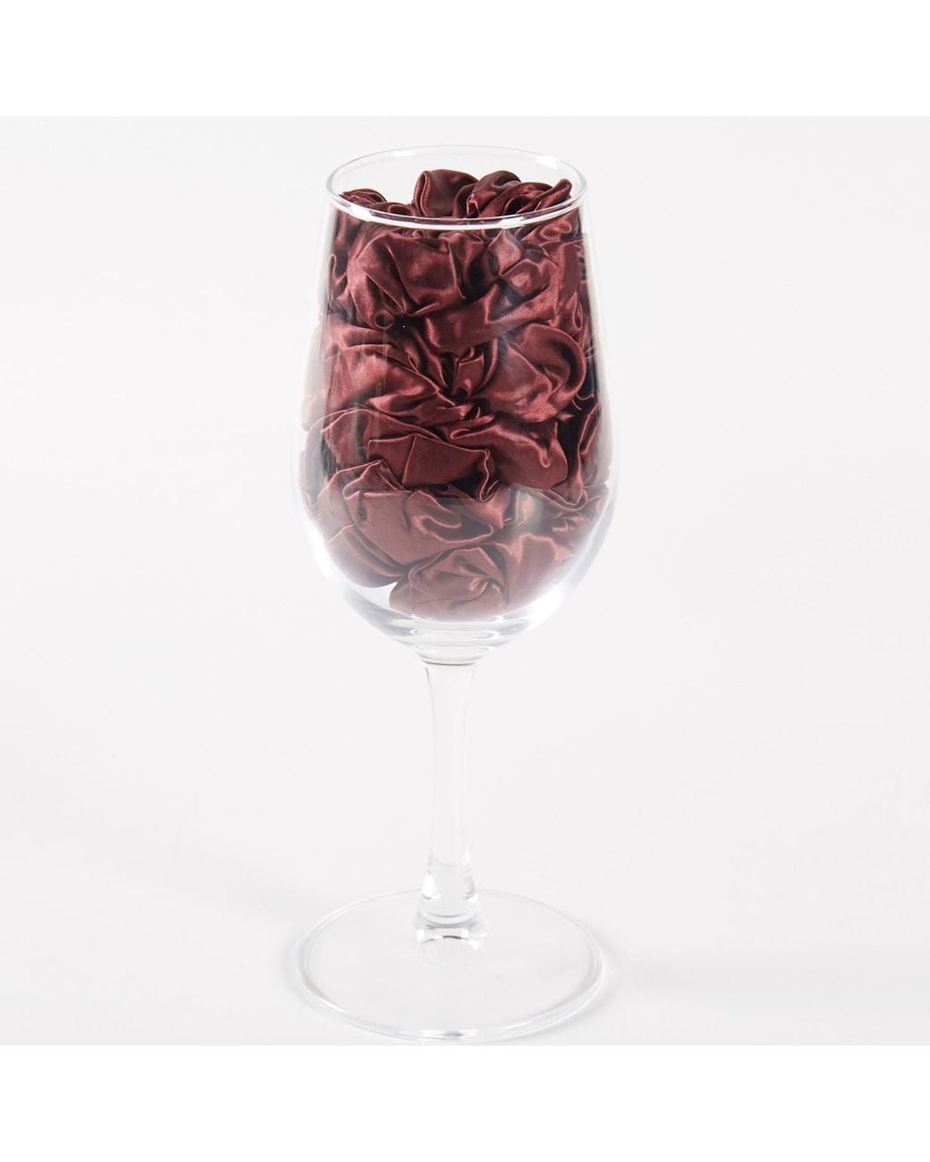 Soft Strokes Silk Red Pure Mulberry Silk Regular Scrunchie Set Of Five