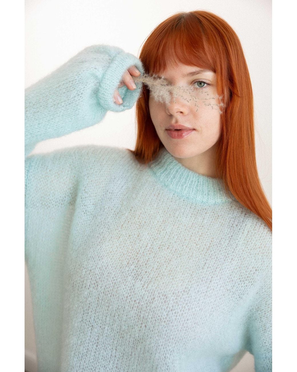 SALANIDA Blue Melody Mohair Jumper