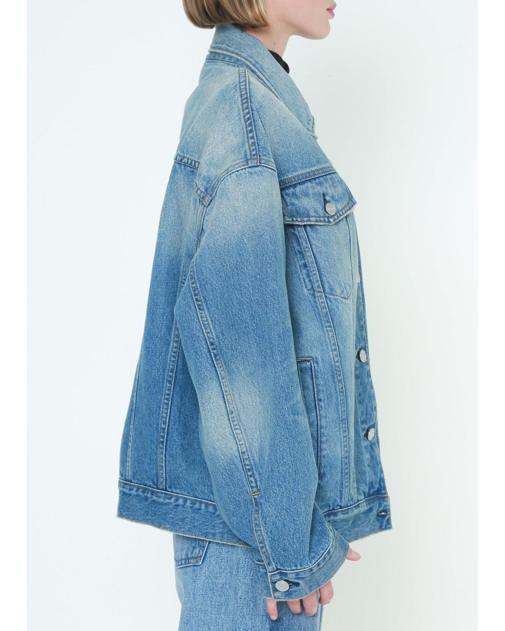 NOEND Blue Alexis Roomy Fit Jacket