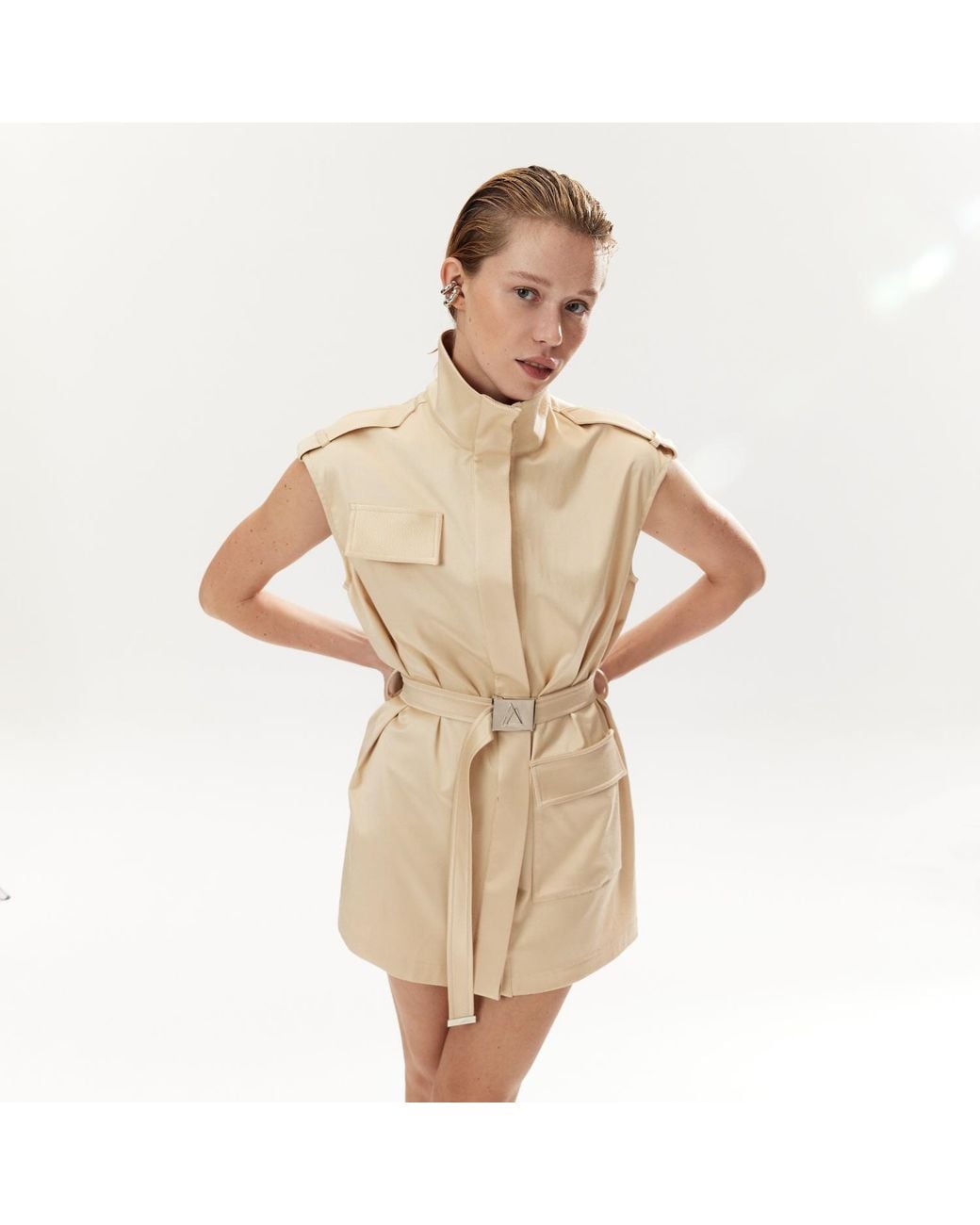 Mirimalist Natural Neutrals Eli Cargo Dress