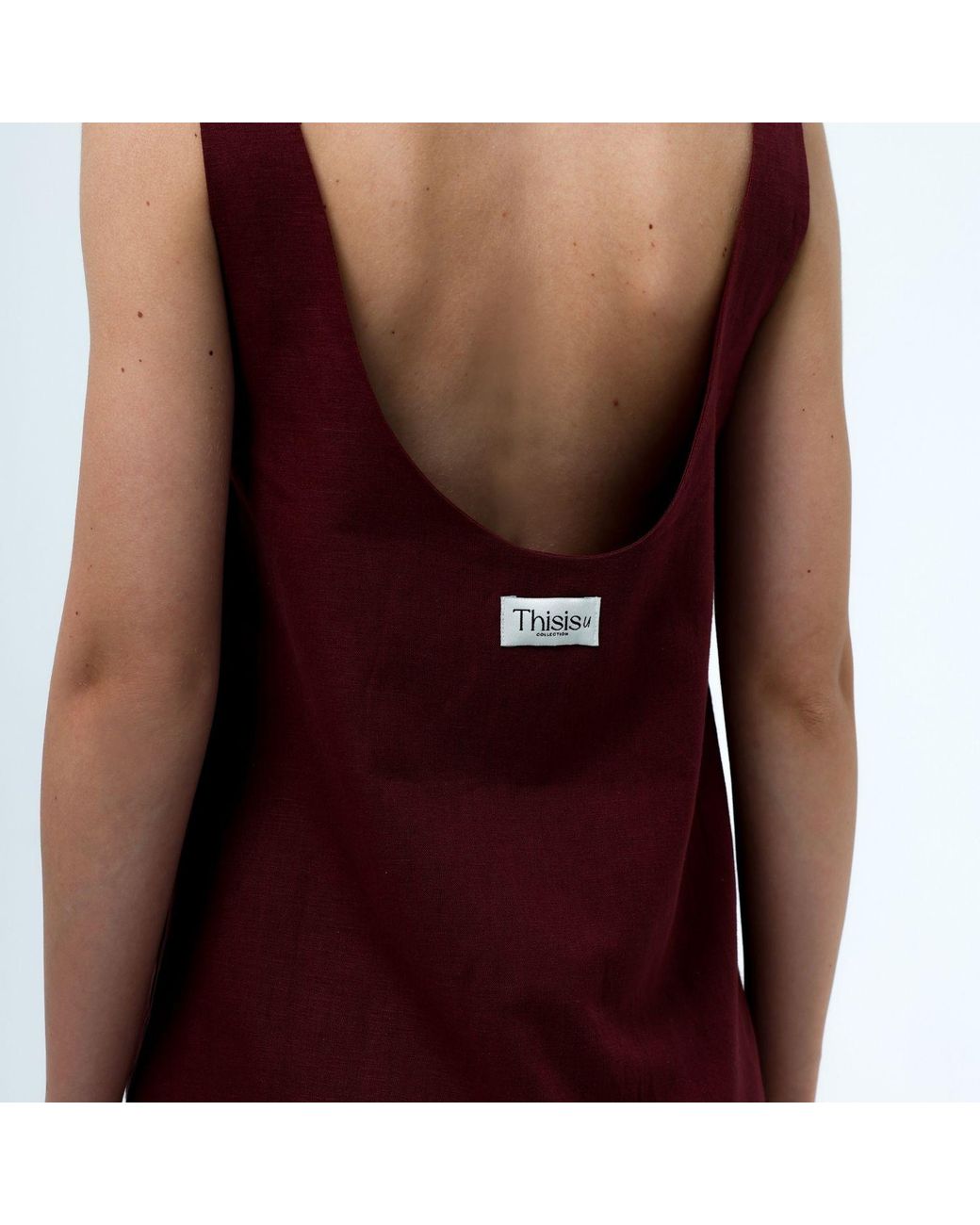 Thisisu Collection Red Ipecu Mini Dress