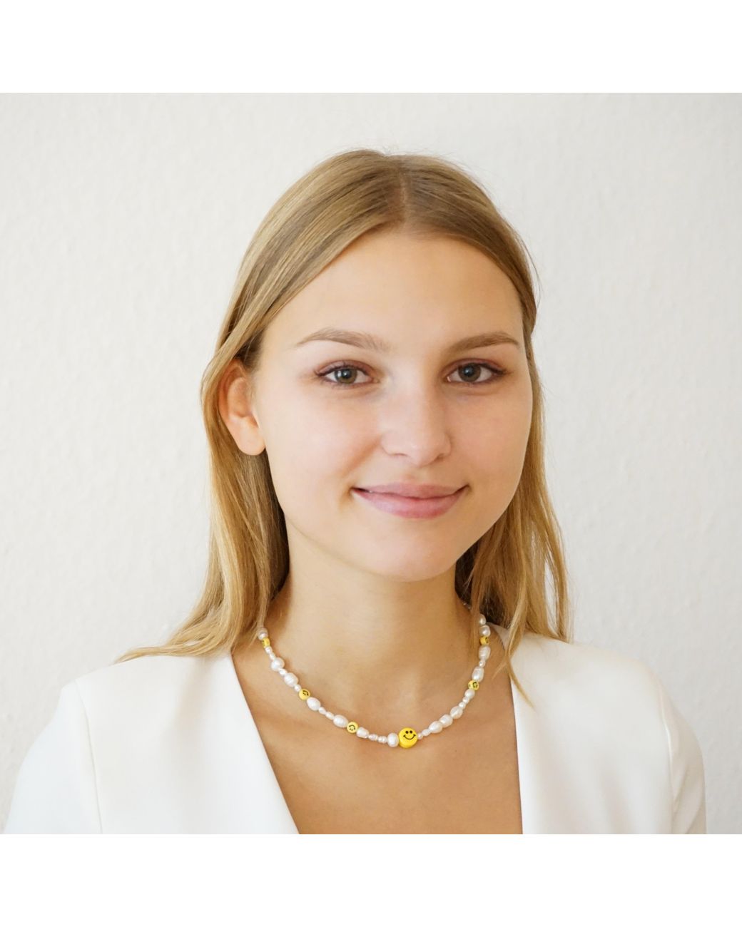 Smilla Brav Blue Happy Necklace