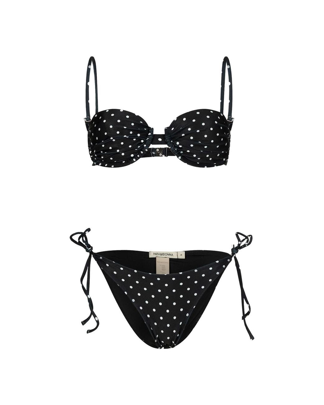 Paramidonna Black Daisy Polka Dot