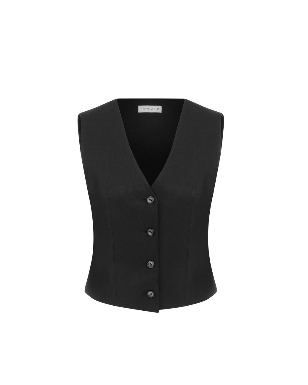 NAZLI CEREN Black Brita Vest