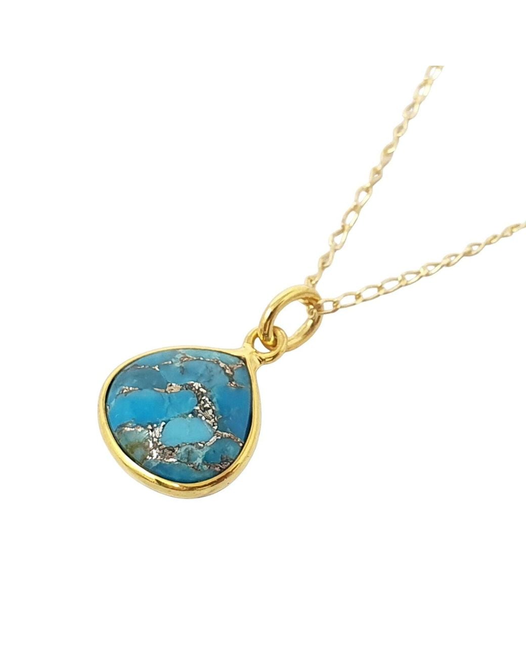 Sophelia Blue December Birthstone Plated Necklace