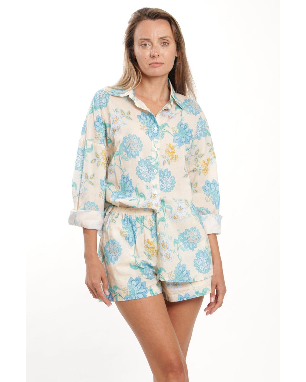 Bindu Blue Robi Shorts