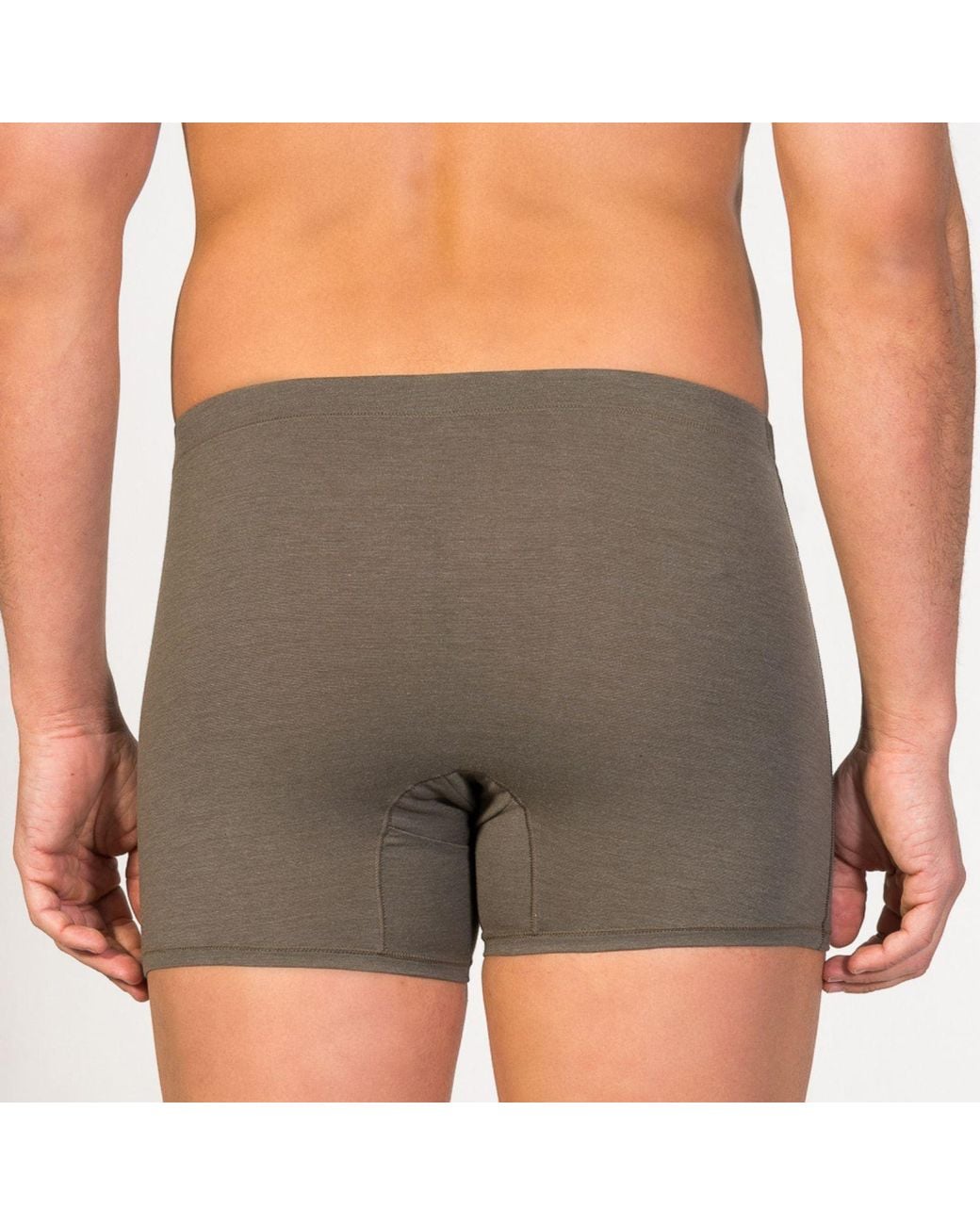 Zd - Zero Defects Gray Heracles Fly Front Boxer – Maximum Softness For Sensitive Skin for men