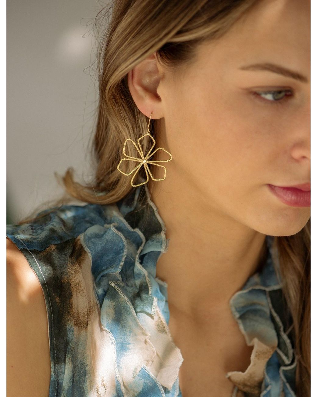Marcia Moran Metallic Anthea Earrings