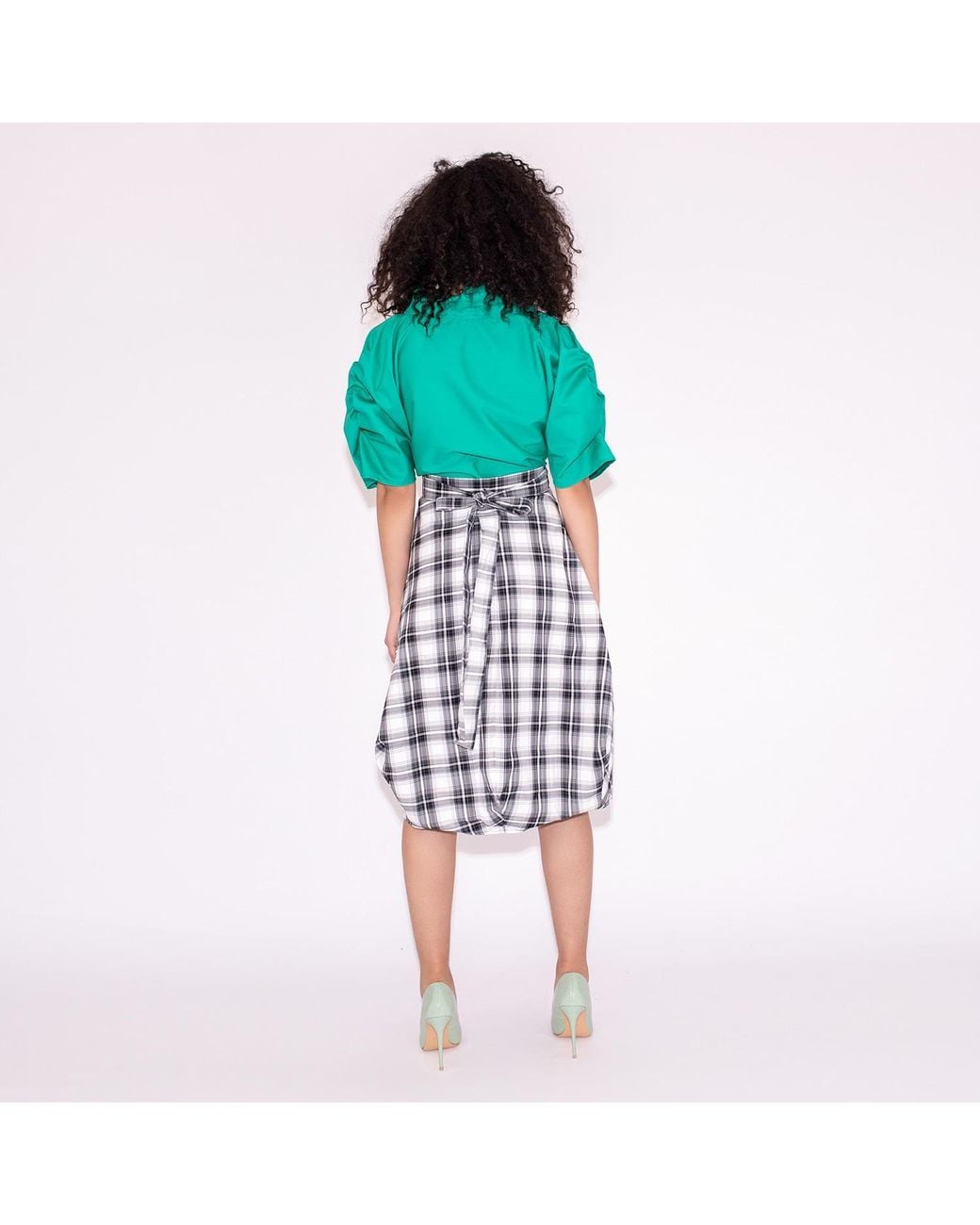 Bianca Popp White Wrapped Skirt