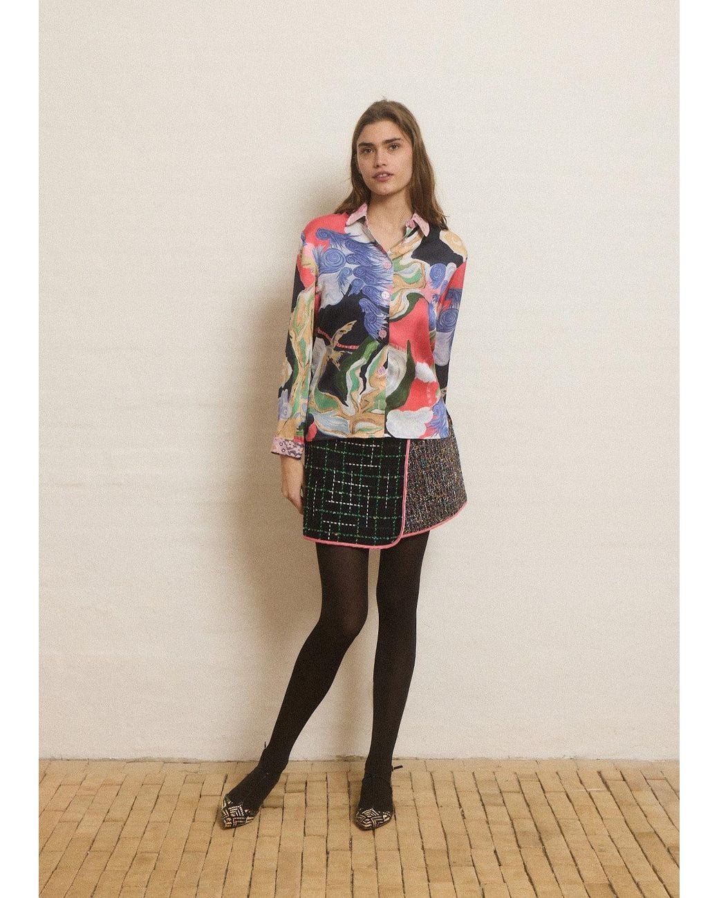 Helmstedt Blue Karla Shirt Serenity Print