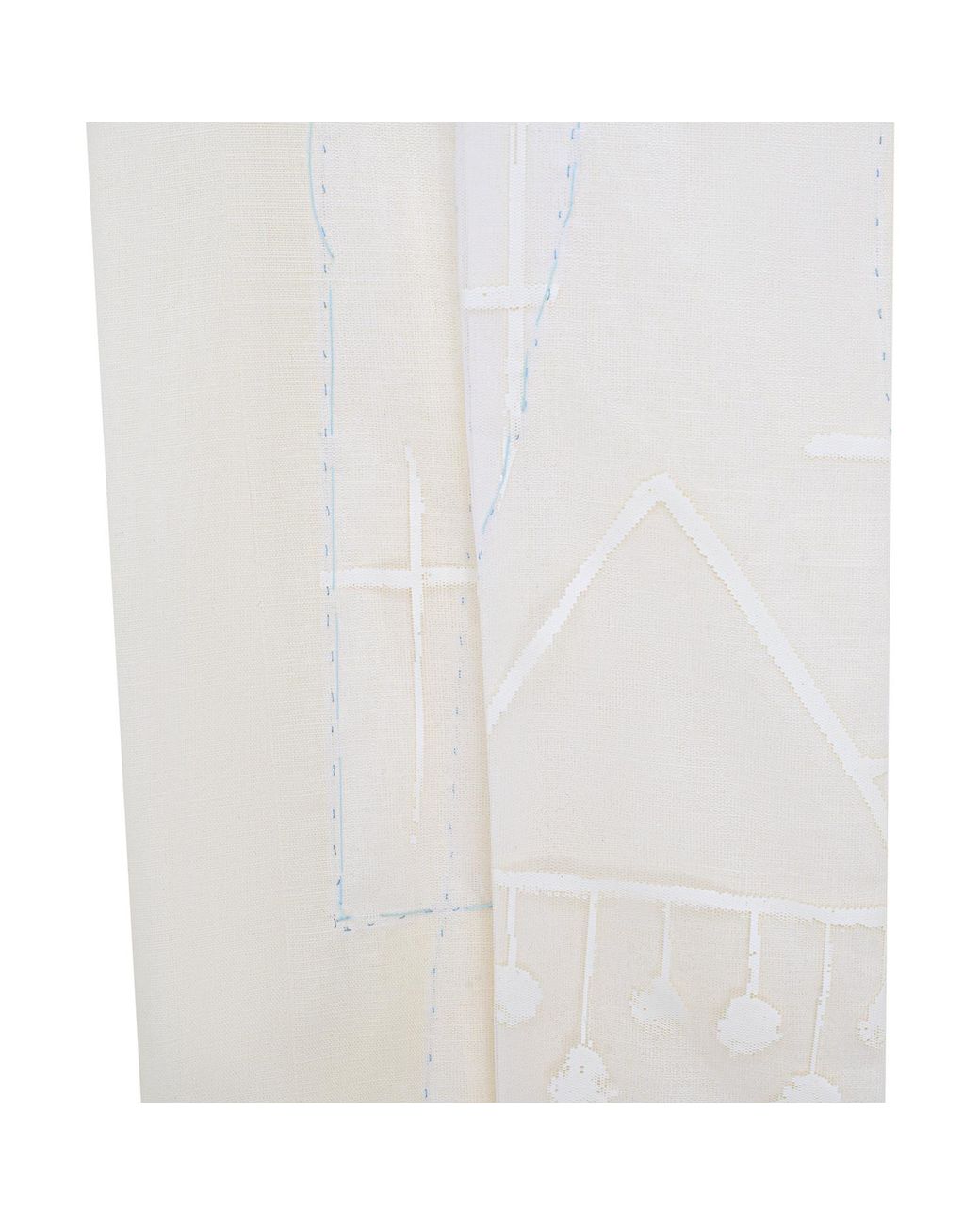 Maison Louis White Linen And Cotton Trousers for men