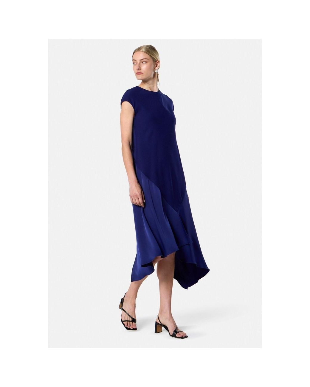 Helen Mcalinden Blue Carmin Ink Dress