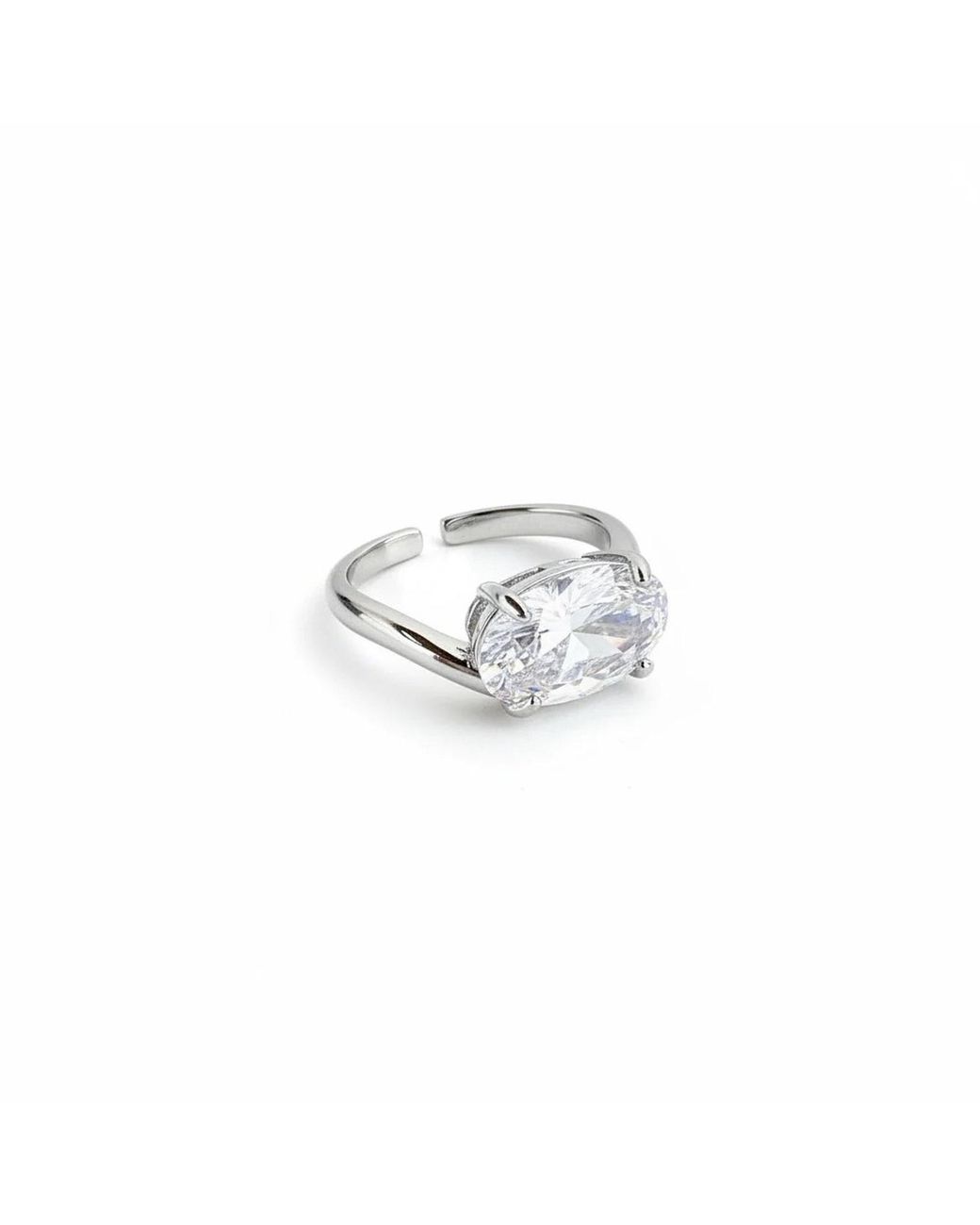 By Virgo White Aurenza Ring