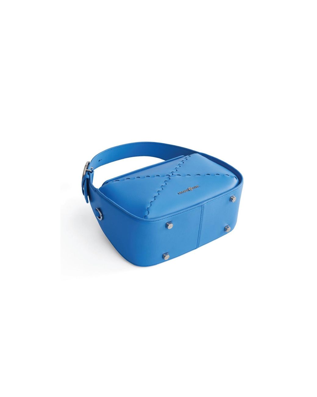 Orange Cube Blue Classic Mosaic Box Bag