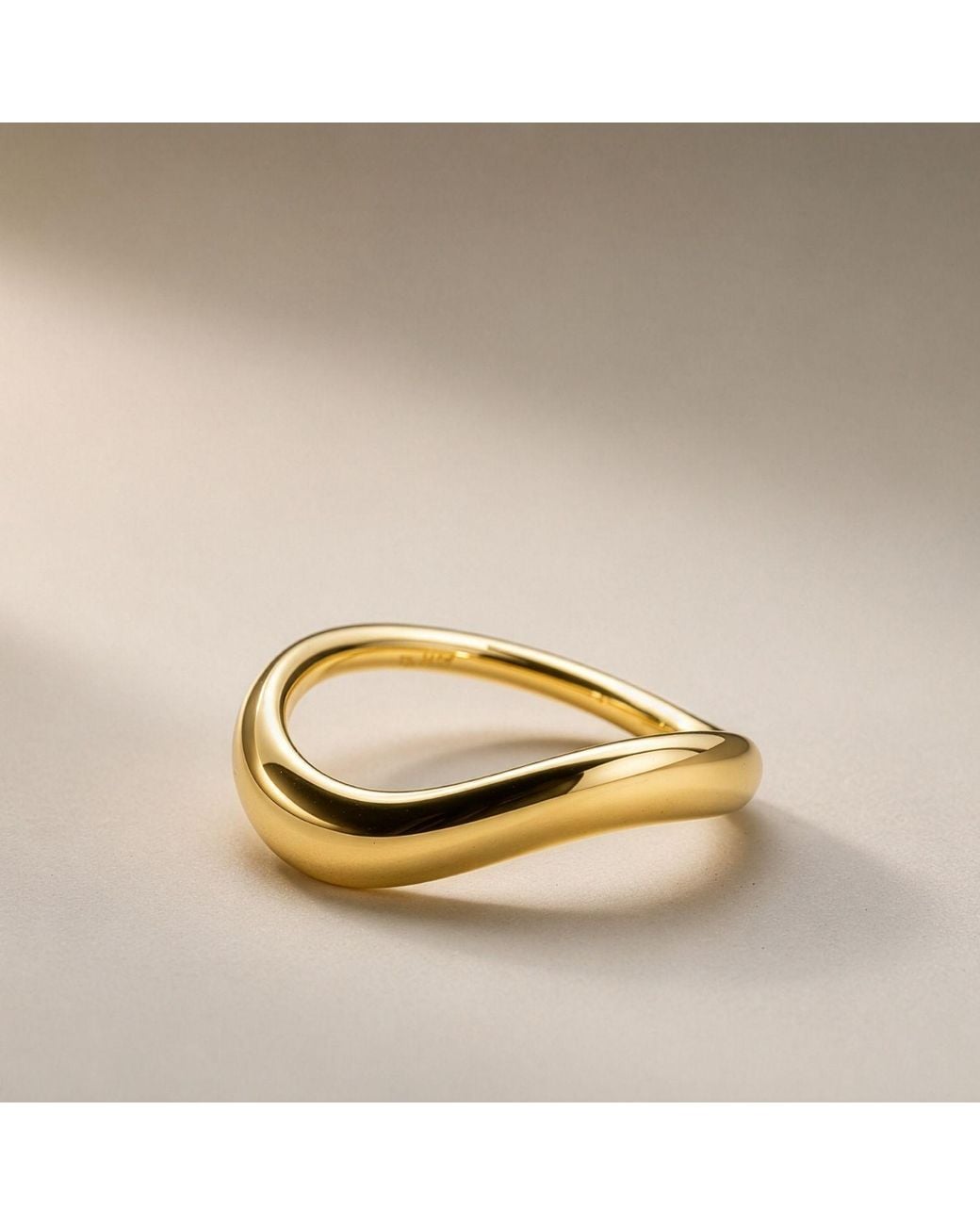 Belinda Jewelz Metallic Wren Slim Molten Ring