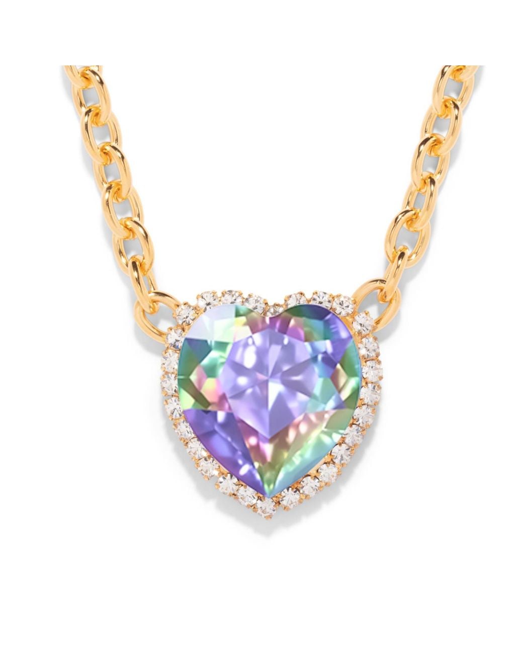 The Pink Reef Metallic G Ocean Necklace