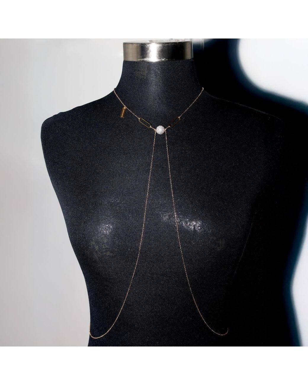 Studio Baloge White Aziza Body Chain
