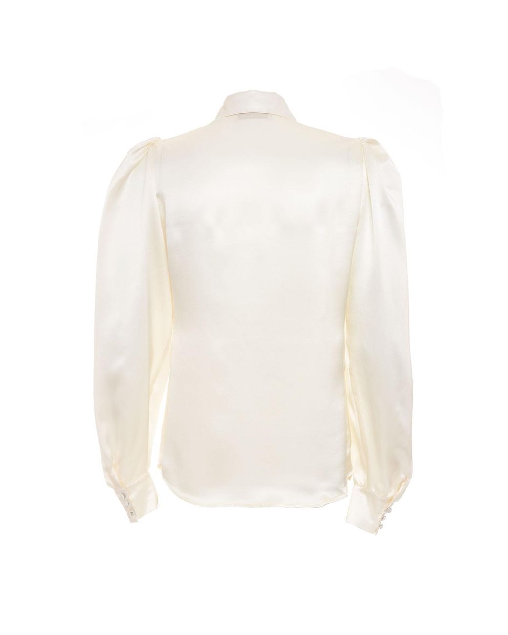 Sofia Tsereteli White Cream Silk Blouse