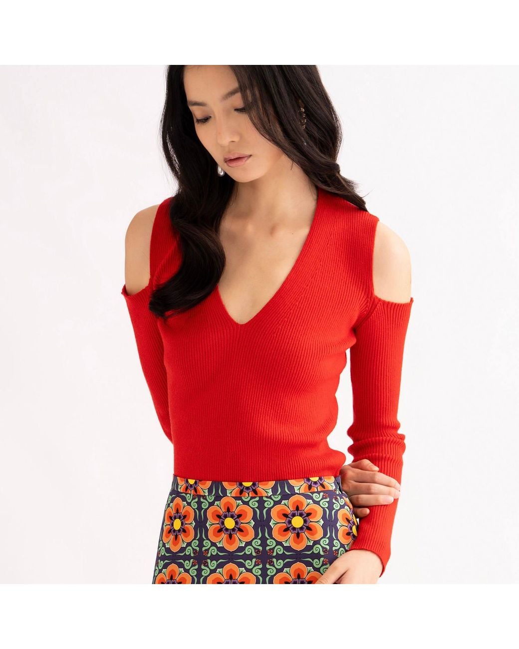 Emma Wallace Red Min Top