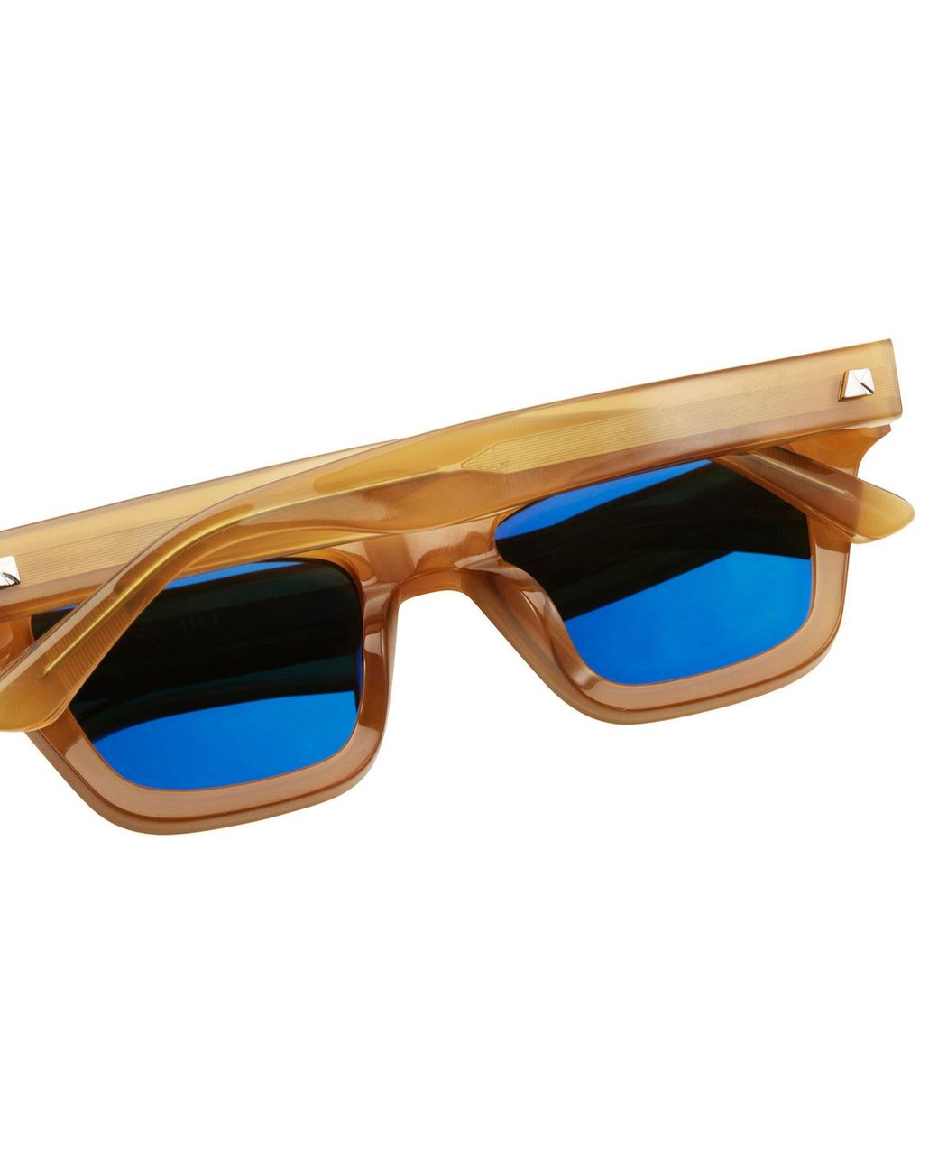 The Avantguard Brown Yarrow Caramel Wayfarer Sunglasses