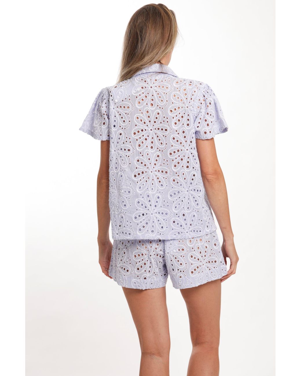 Bindu Blue Gala Shorts