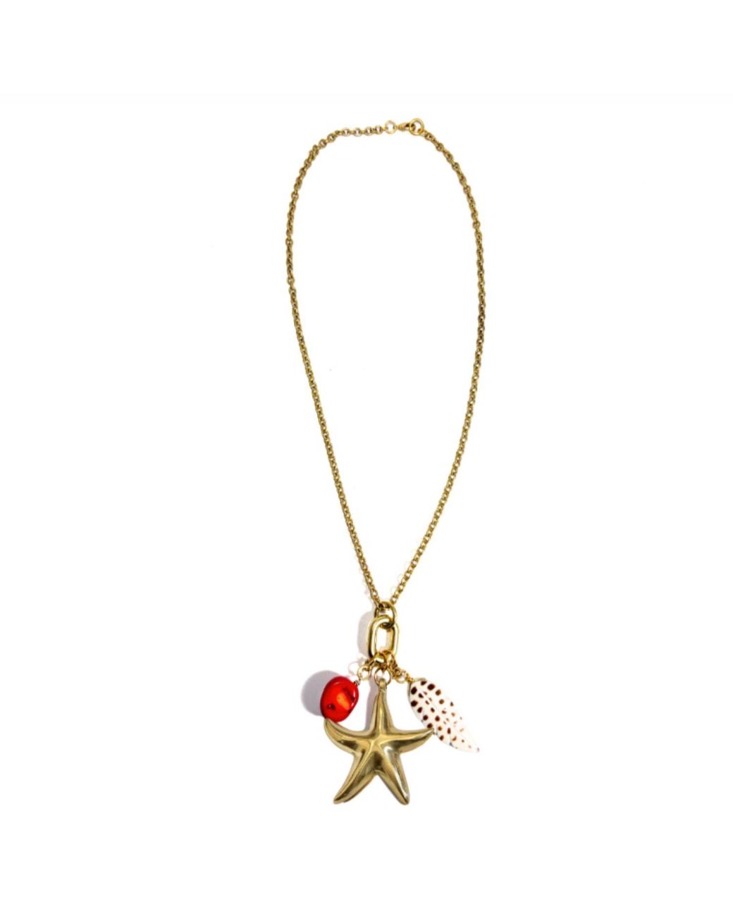 Rachel Nathan Metallic Neutrals Tidal Treasure Necklace