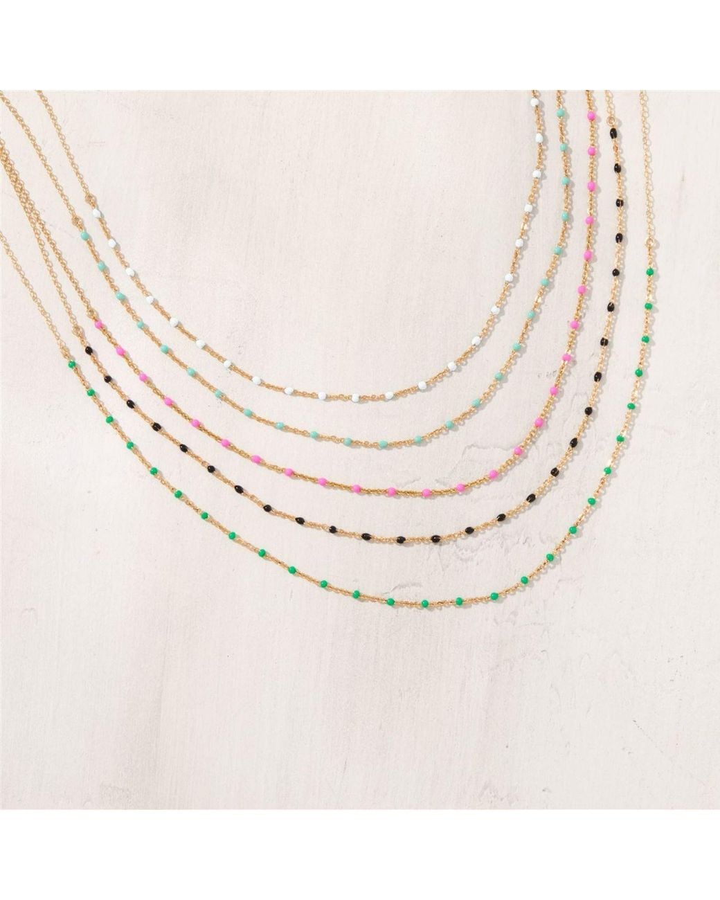 SET & STONES Metallic Kaz Necklace