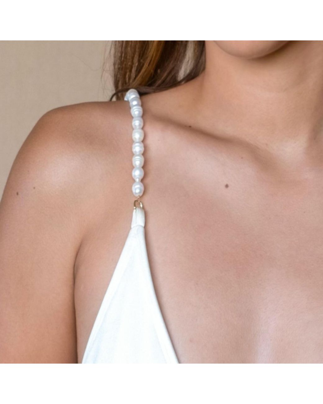 Luisadelmar Swimwear White Chimi Bikini