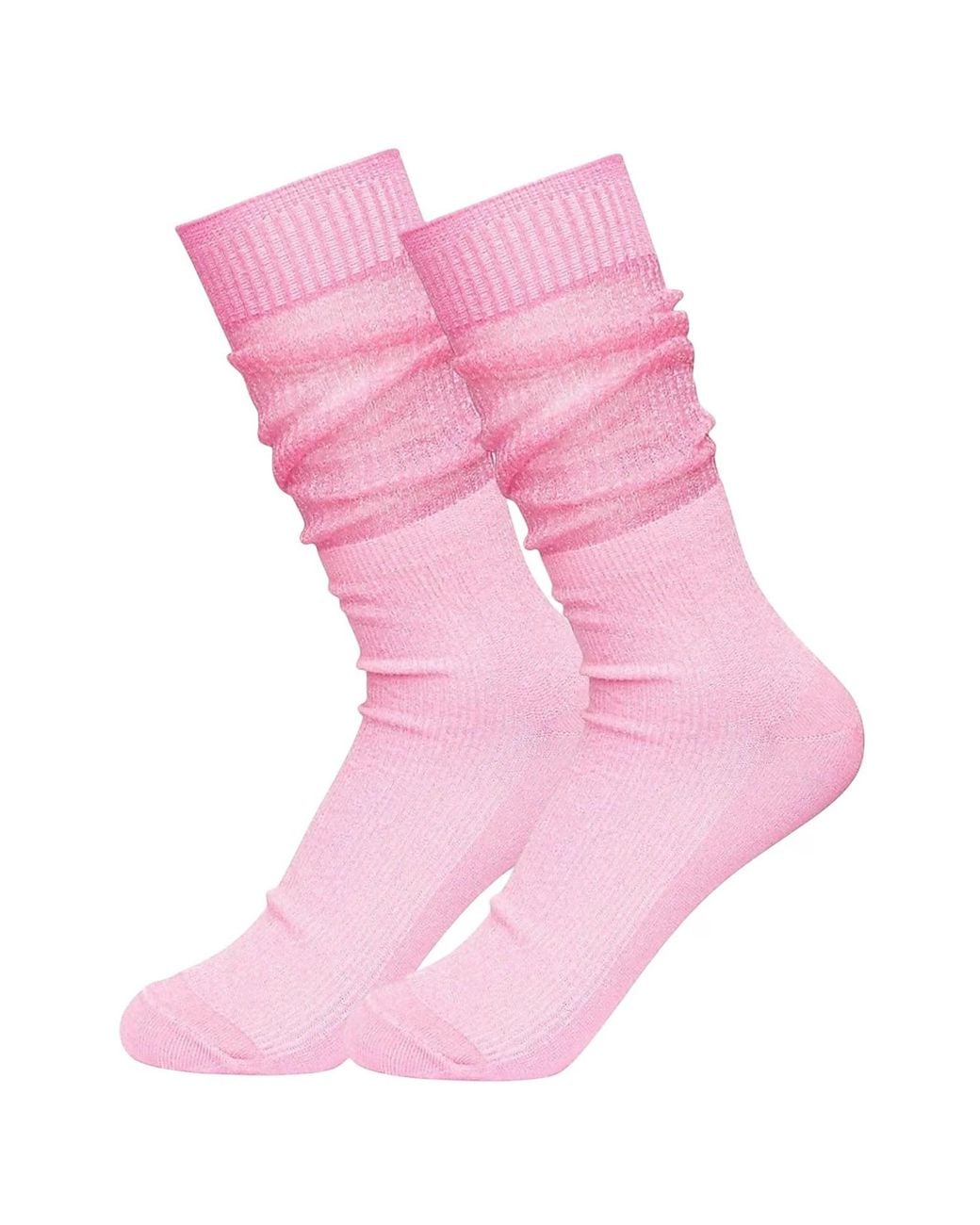 HIGH HEEL JUNGLE by KATHRYN EISMAN Pink Glitter Dance Socks