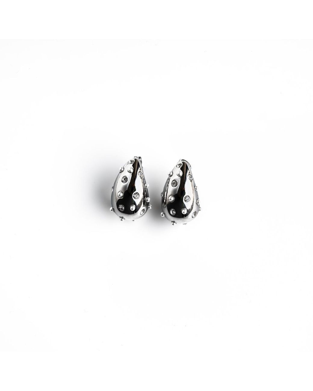 Superdivajewellery Black Teja Gemstone Pear Drop Earrings