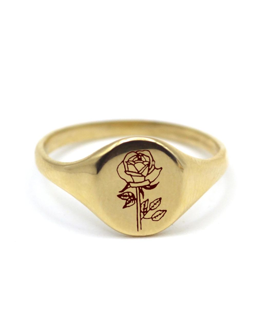 VicStoneNYC Fine Jewelry Metallic Rose Flower Solid Ring
