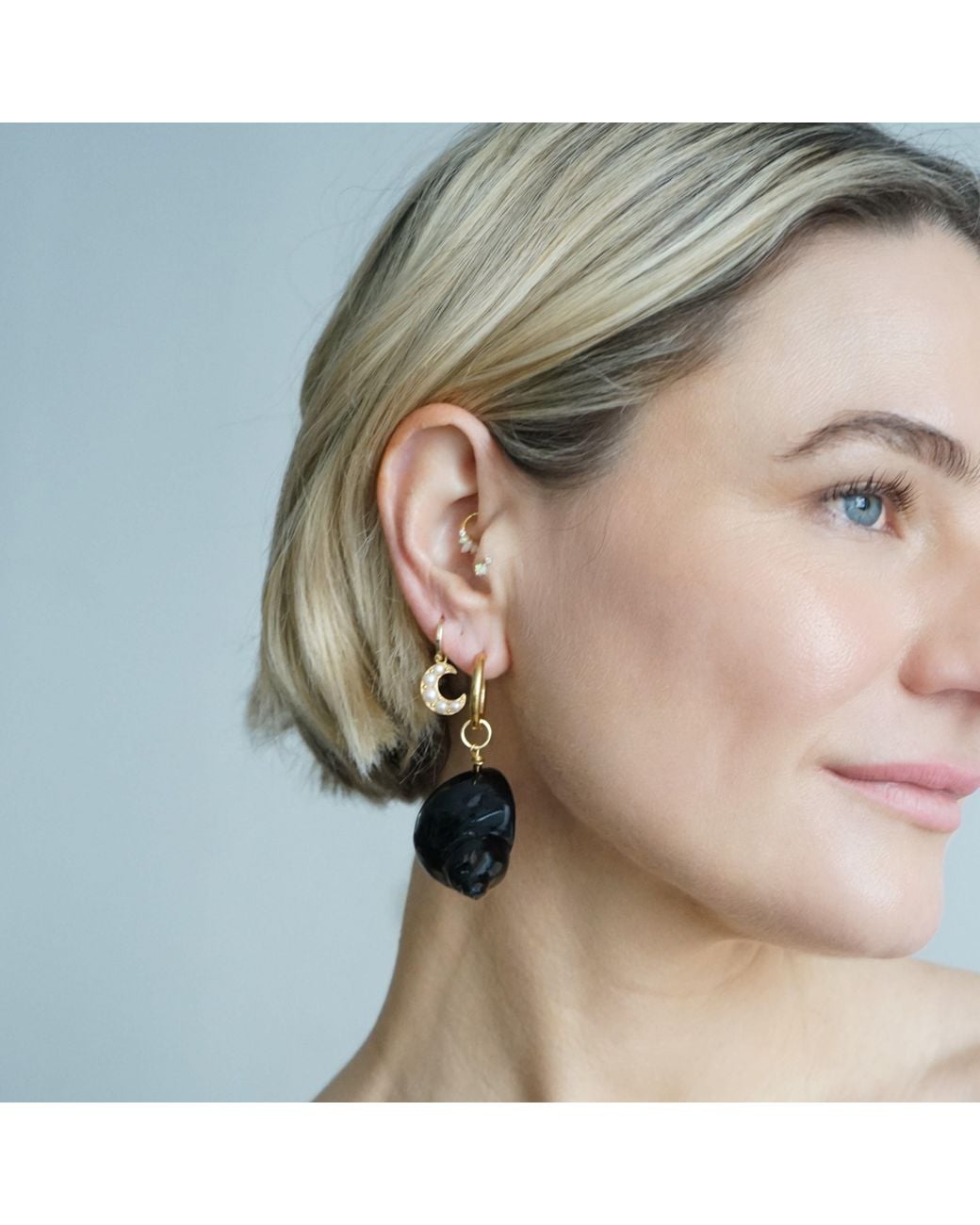Smilla Brav Black Earrings Sienna