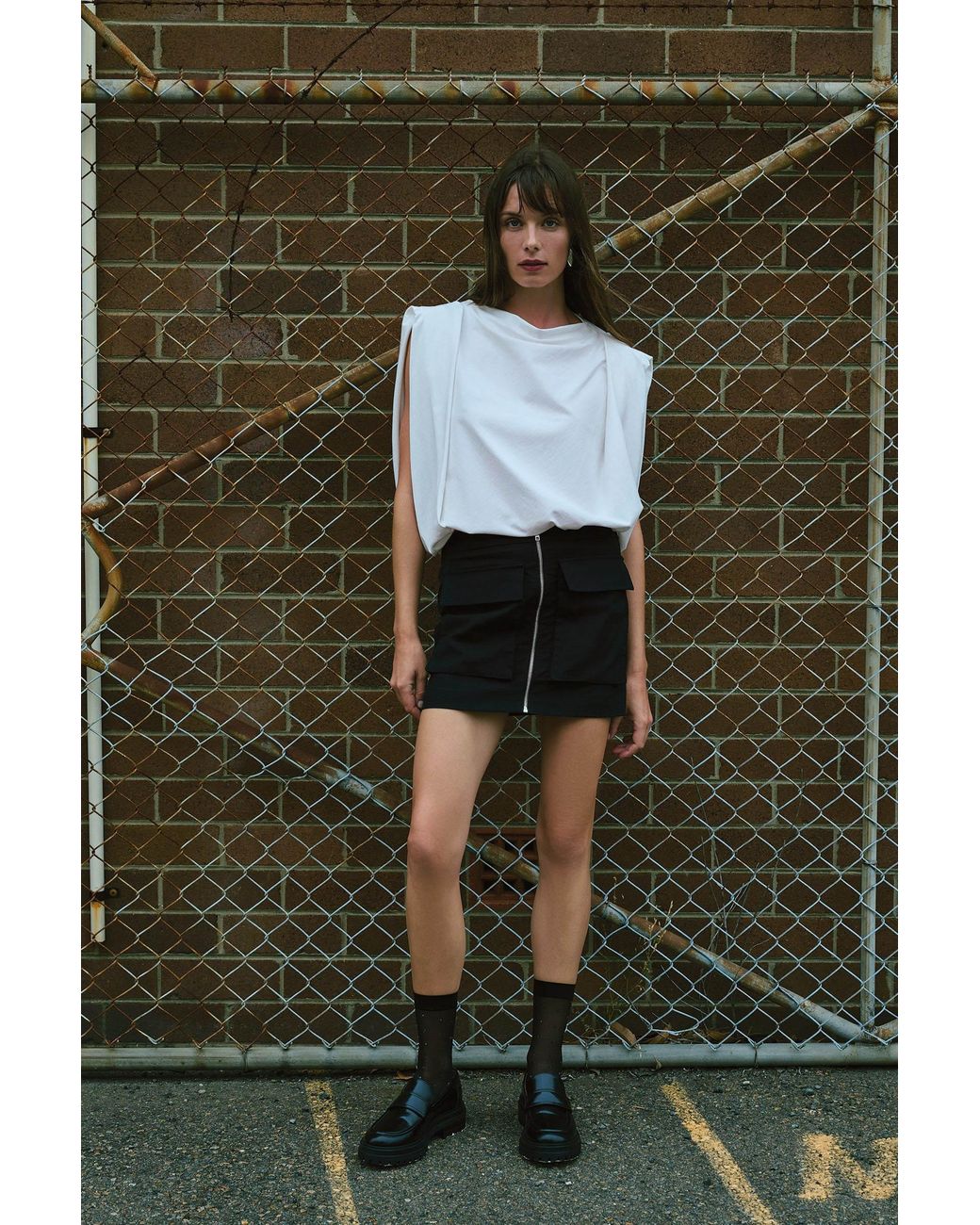 Lendrop Studios Black Giacinta Mini Skirt