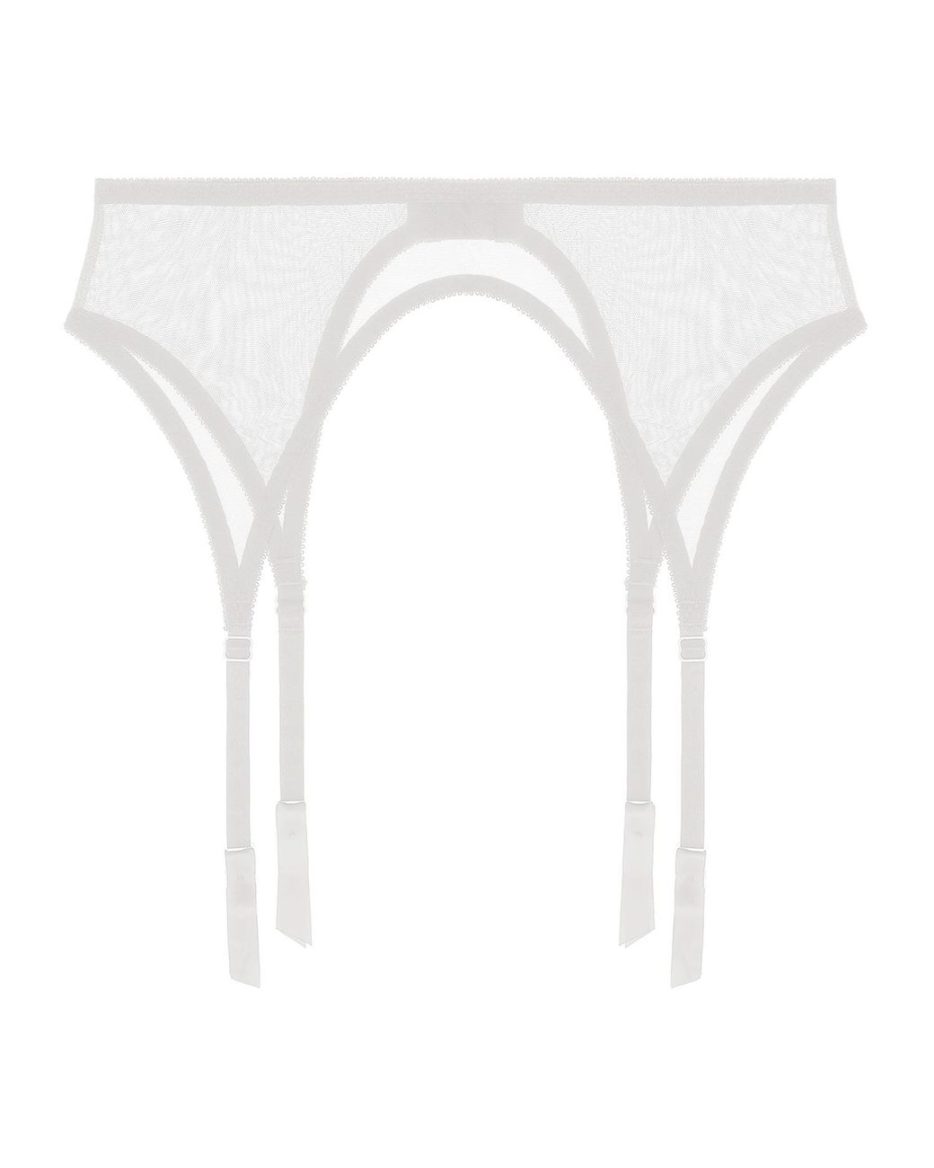 Journelle White Odette Classic Suspender Blanc