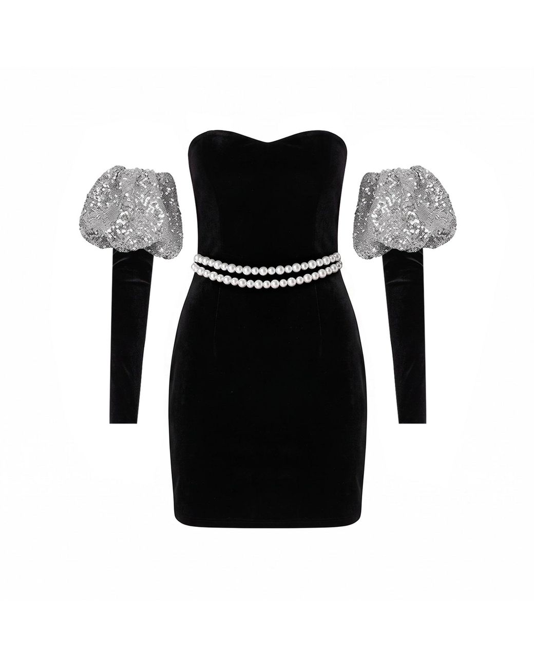 Nur Karaata Black Pearl Reverie Dress