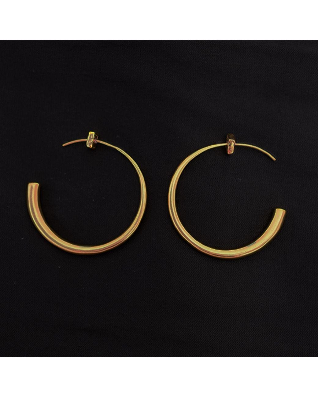 Krush Brown Kailani Claw Hoops