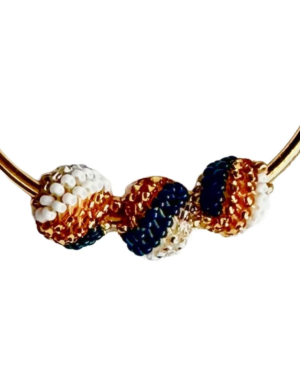 Iliana Arrazola Metallic Magic Ball Bracelet, And, Glass Beads, Beaded Jewelry