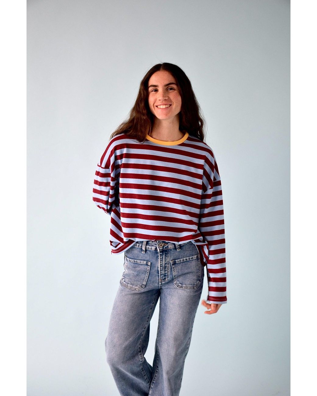 Mind Traveler Red Nuria And Burgundy T-Shirt