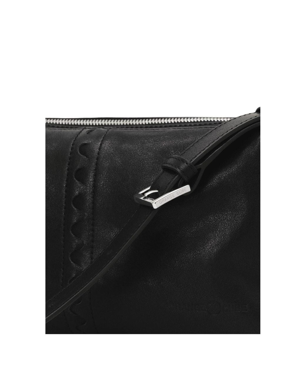 Orange Cube Black Metropolitan Mosaic Shoulder Bag