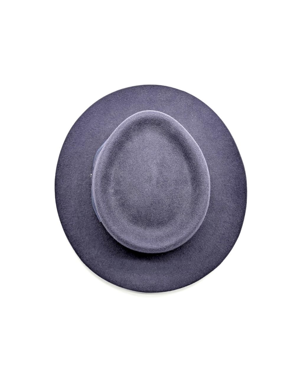 DORIA 1905 Blue Storm Smooth Lapin Felt Telescope Hat for men