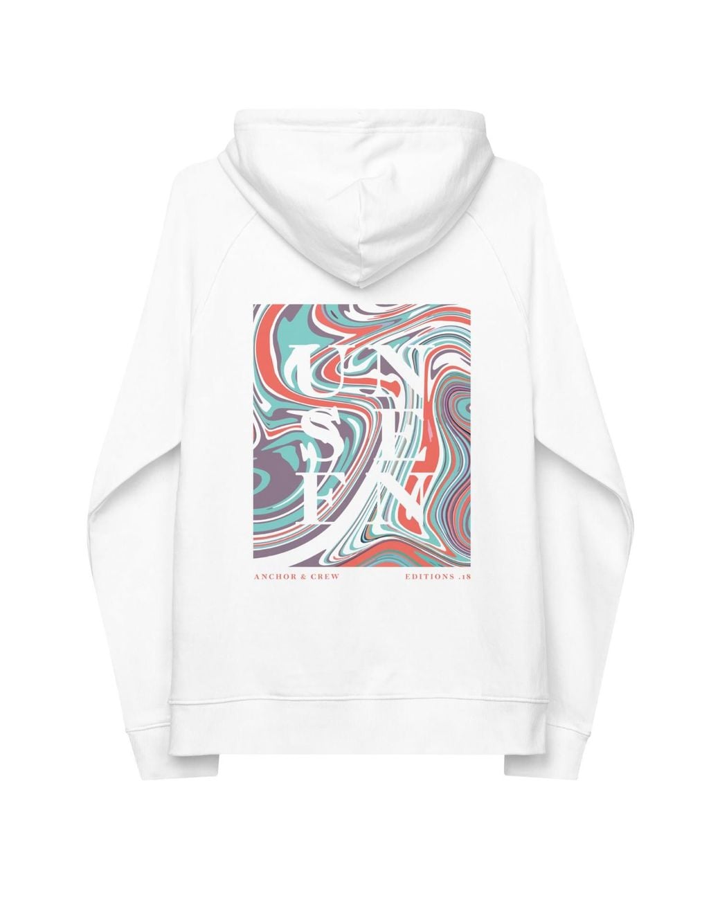 Anchor and Crew White Eighteen Unseen Editions Organic Cotton Hoodie