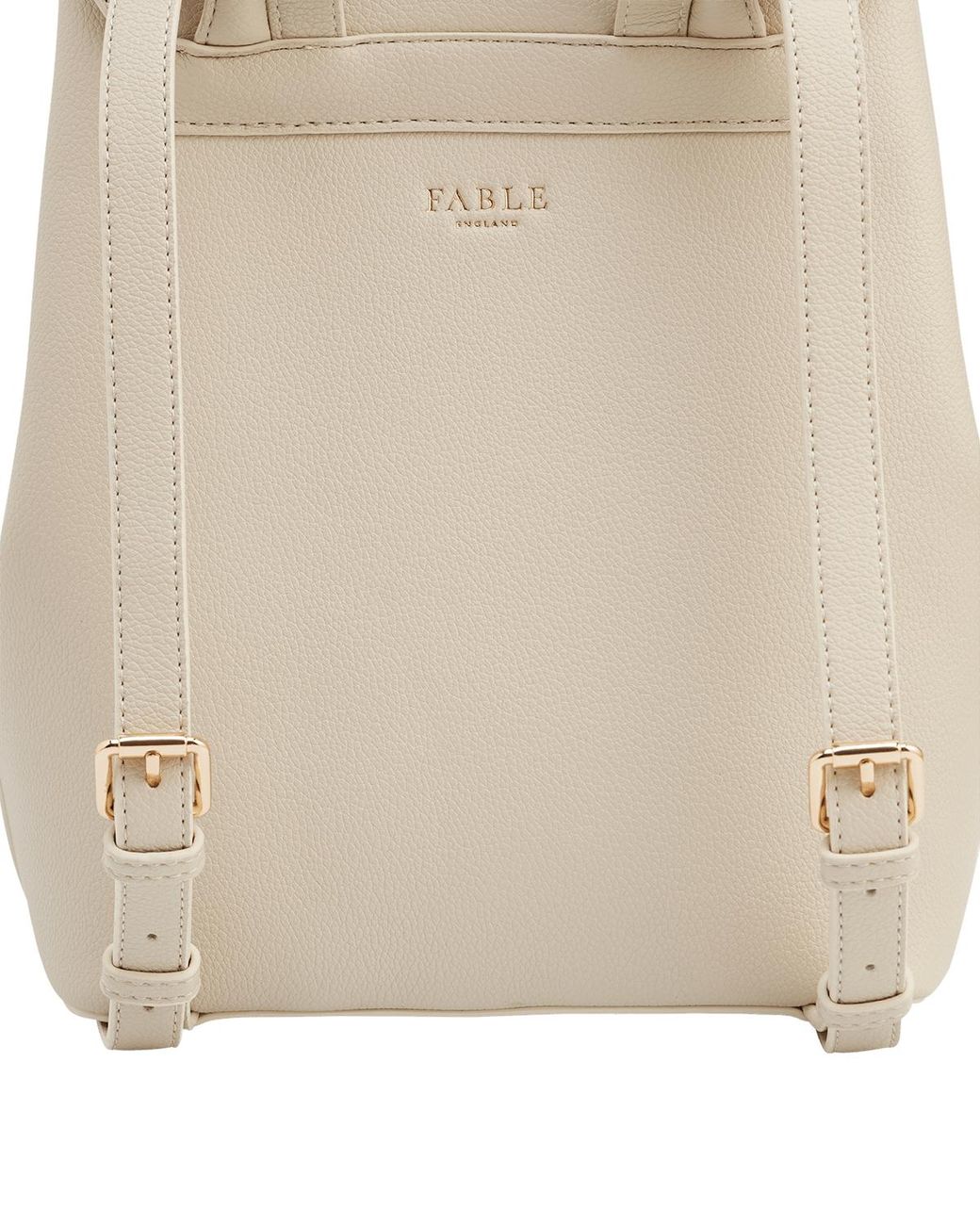 Fable England White Neutrals Laura Small Backpack