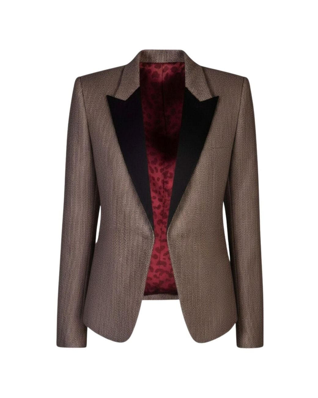 The Extreme Collection Red Wool Blazer Goldie